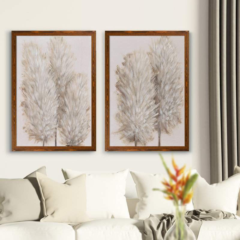 «Pampas Grass III» par Vincent Van Gogh - ensemble de reproductions d'art encadrées, H 24 po x l 18 po x P 1,25 po