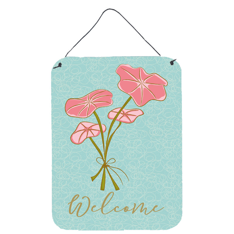 Décoration murale Welcome, Bouquet de fleurs