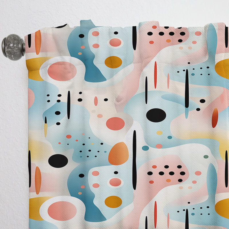 Cosmic Simplicity III - Rideau moderne - Velours obscurcissant - 1 panneau, L 52 po x L 84 po