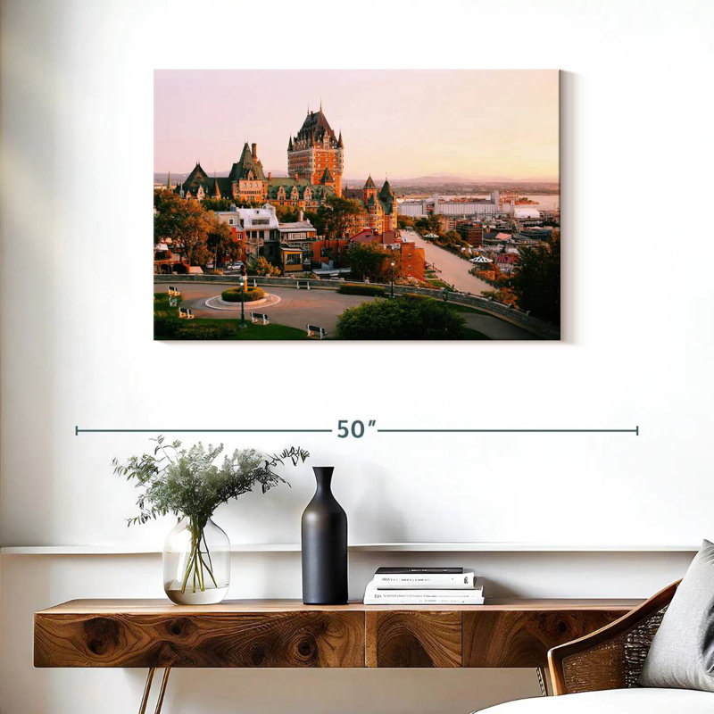 Lilie Québec Château Frontenac, H 24 po x l 36 po
