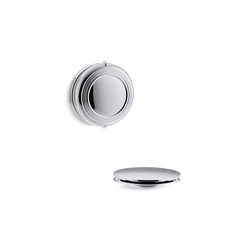 PureFlo Drain Stopper Tub Drain, Matte Black