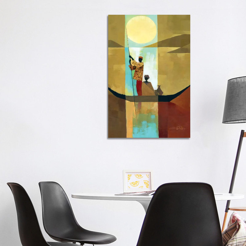 On The River I by Keith Mallett - Wrapped Canvas Print, 101.6 cm H x 66.04 cm W x 1.91 cm D