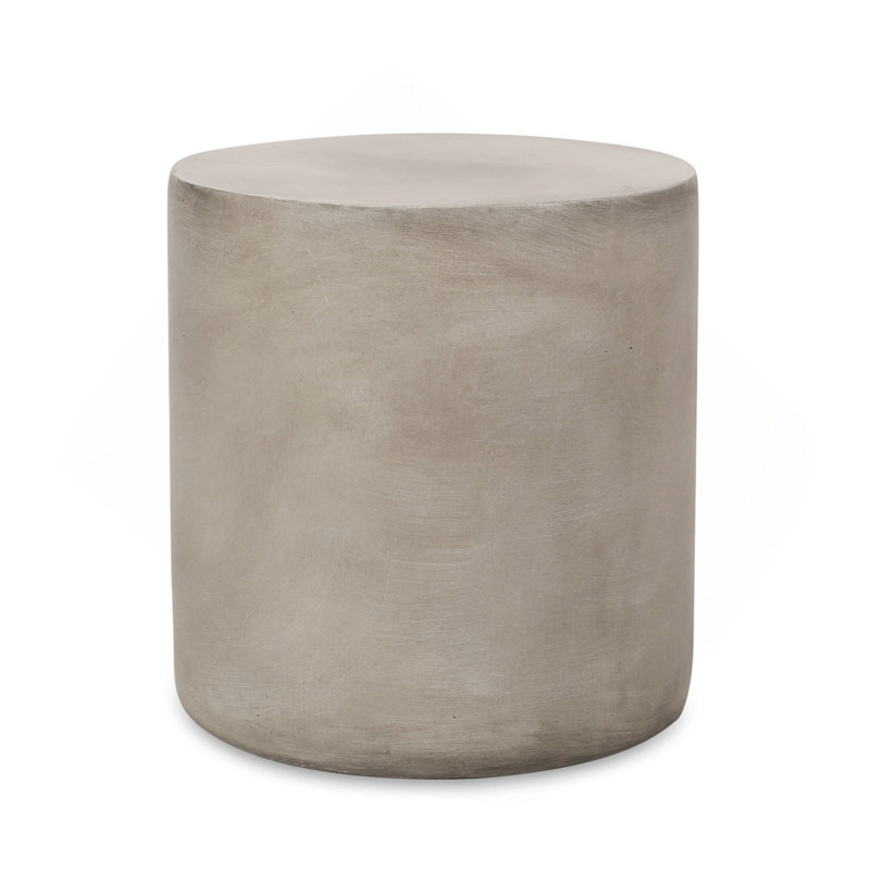Outdoor Lightweight Concrete Side Table