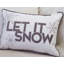 Coussin en velours Nneka Let It Snow-124862150-124862154