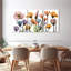 «Vibrant Flowerscape», reproduction d'art sur toile-1161889662