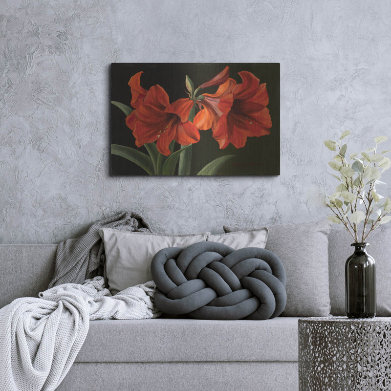 'Amaryllis' by Christopher Pierce, Metal Wall Art, 24" H x 36" W