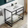 ANZZI Orchard Series 22'' Solid Surface Rectangular Bathroom Sink with Overflow