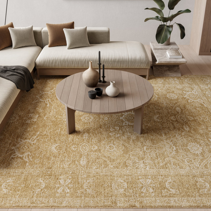 Nourison Moonlit 9' x 12' Taupe Vintage Indoor Rug, Rectangle 9' x 12'