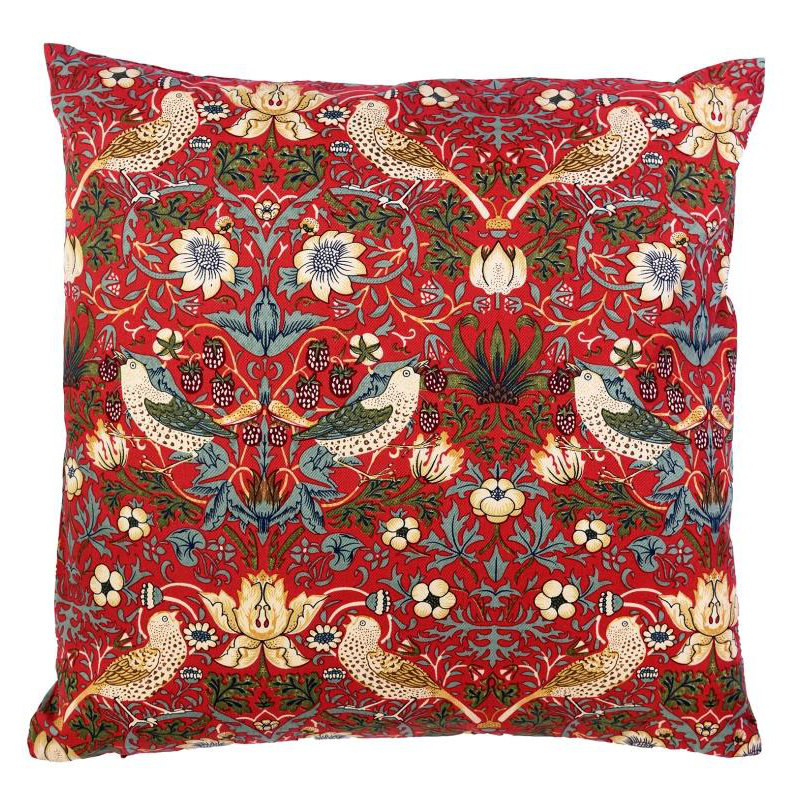 Mullet Floral Square Throw Pillow Cover