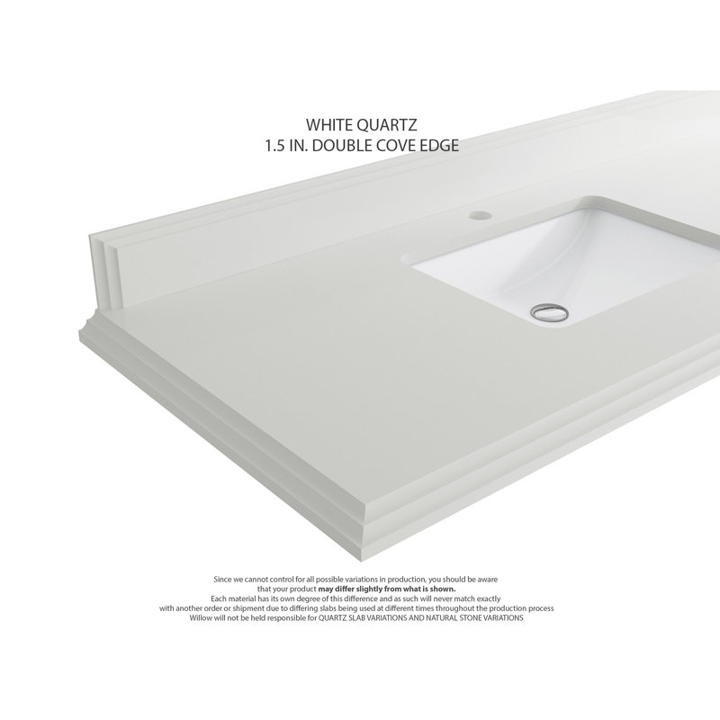 Ensemble de meuble-lavabo double 72 po Sonoma, Blanc