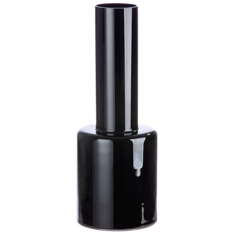 Caroyl Floor Vase, Black, 50cm H x 19cm W x 19cm D