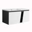 Meuble-lavabo simple 39,6 po avec comptoir en céramique Berenisse