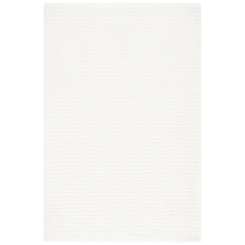 Tapis ivoire fait à la main Antanė, Rectangle 4 pi x 6 pi, Ivory