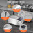 VEVOR Mobile Fryer Filter, 55L Oil Tank Capacity, Oil Filtration System-98855481-98855480