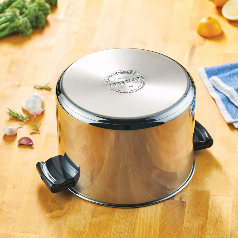 Farberware Classic 8-Quart Stainless Steel Stockpot with Lid