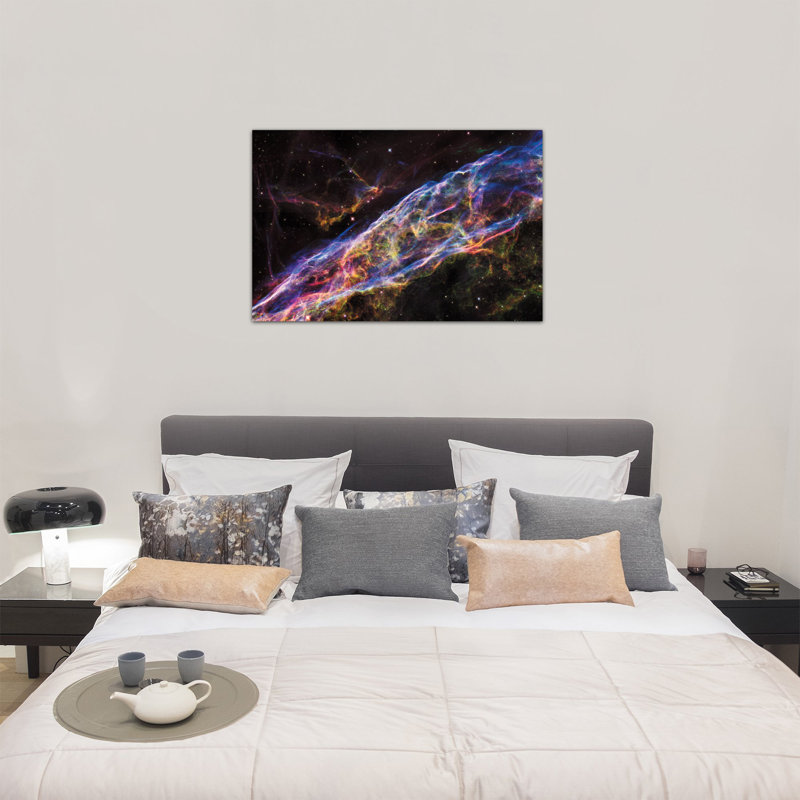 «NGC 6960 (Witch's Broom Nebula), Veil Nebula, Cygnus Loop», impression sur toile, H 18 po x l 26 po x P 1,5 po, Toile tendue