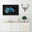 Blue Siamese Fighting Fish - Wrapped Canvas-56648116