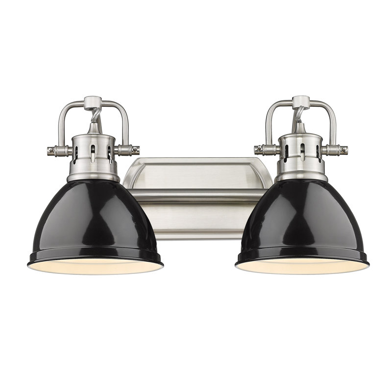 Lyndee 2 - Light Dimmable Vanity Light, Pewter, Black