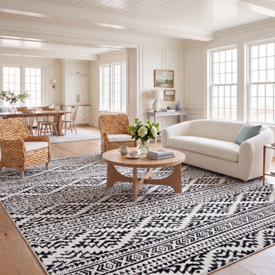 Cobos Performance Geometric Pattern Rug
