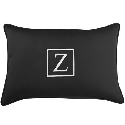 Kerrell Embroidered Sunbrella® Outdoor Throw Pillow
