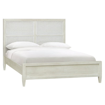 Solid Wood Panel Bed