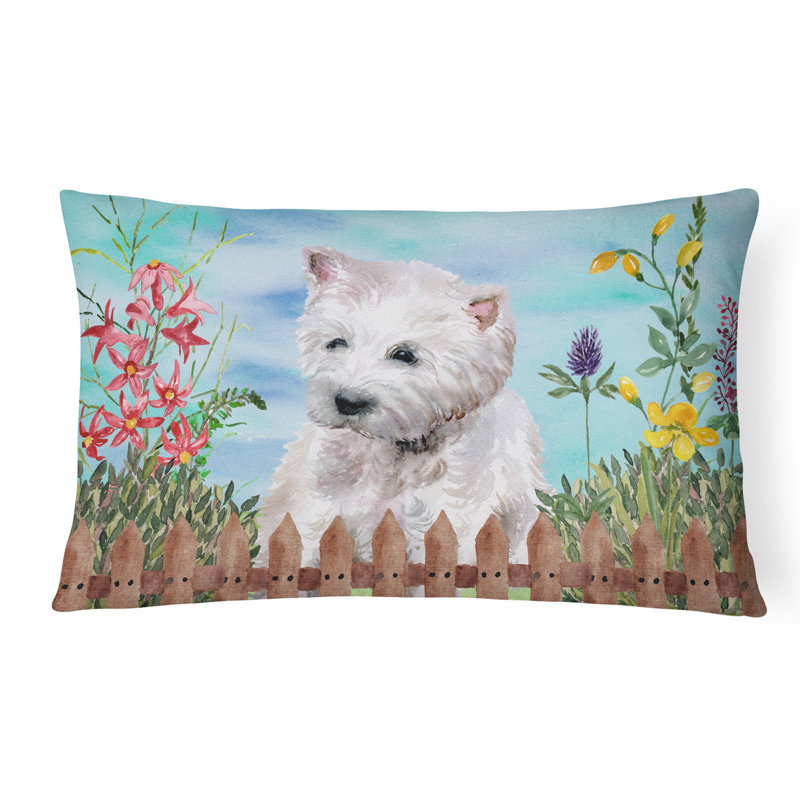  Coussin intérieur / extérieur Westie Spring