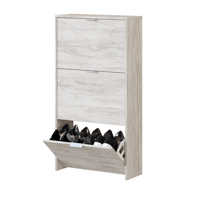 Diviel 3 Door Manufactured Wood Wardrobe