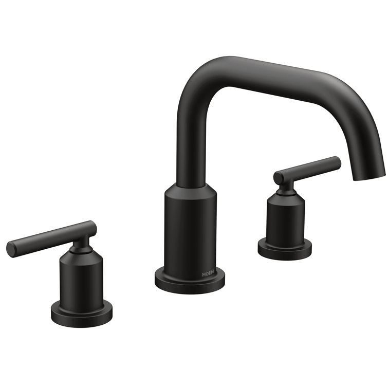 Moen T961BL Gibson Double Handle Deck Mounted Roman Tub Faucet Trim