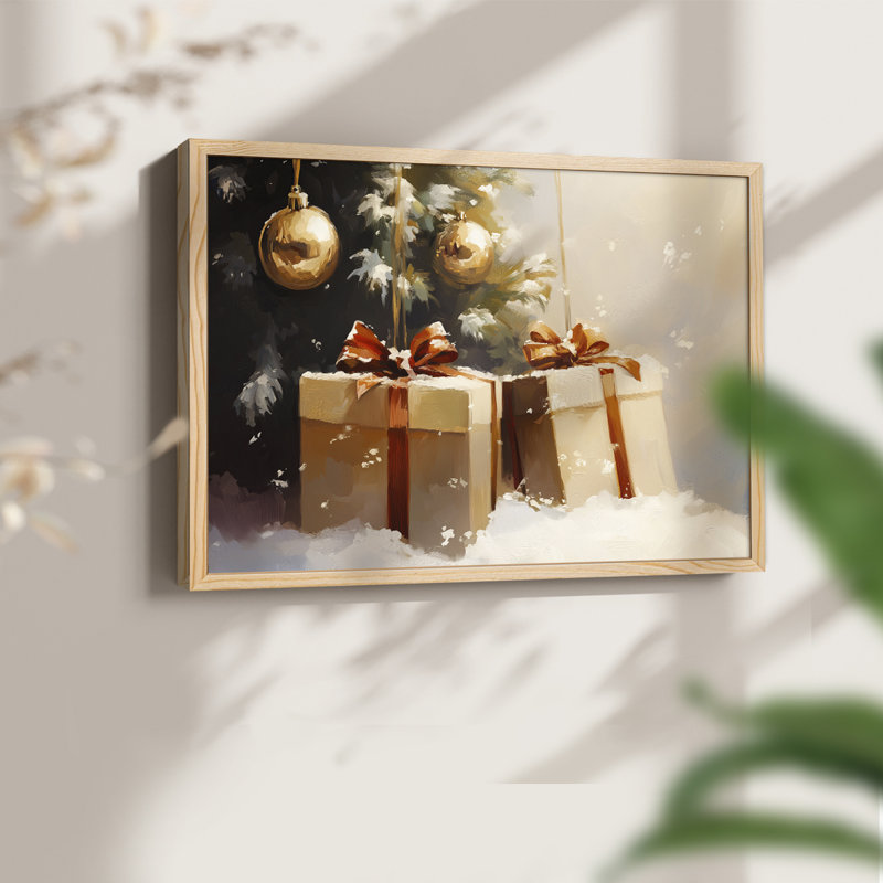 «Chirstmas Art-M», reproduction encadrée, H 8 po x l 10 po, Naturel