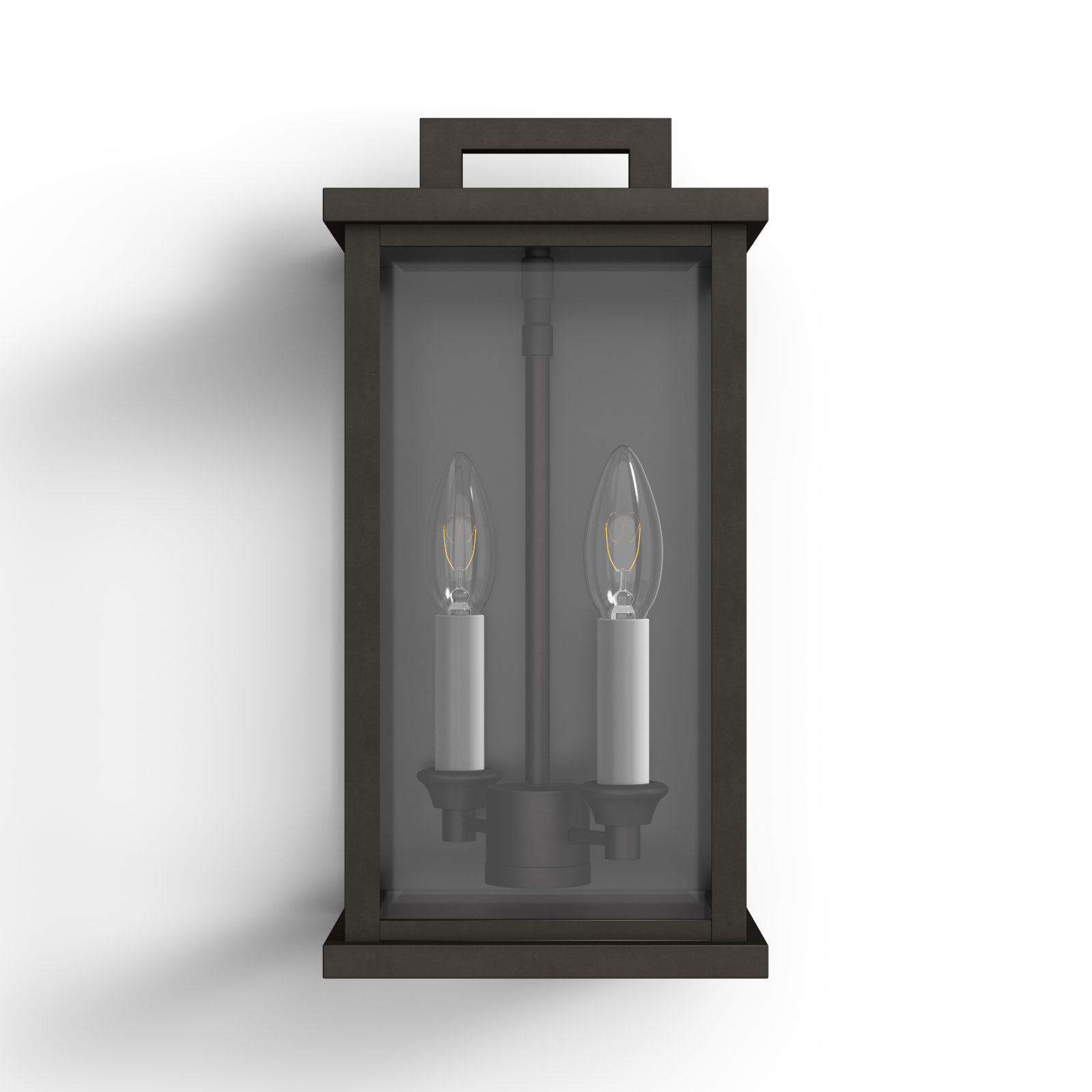 Nouri 2 Light Outdoor Wall Light, 14.25" H x 7.75" W x 8.25" D