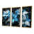 Toile avec cadre flottant or