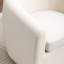 Fauteuil demi-tonneau pivotant de 33,5 po Odey-1681746757