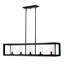 Luminaire suspendu linéaire à cinq lumières pour îlot de cuisine Averee-716132287-686432058