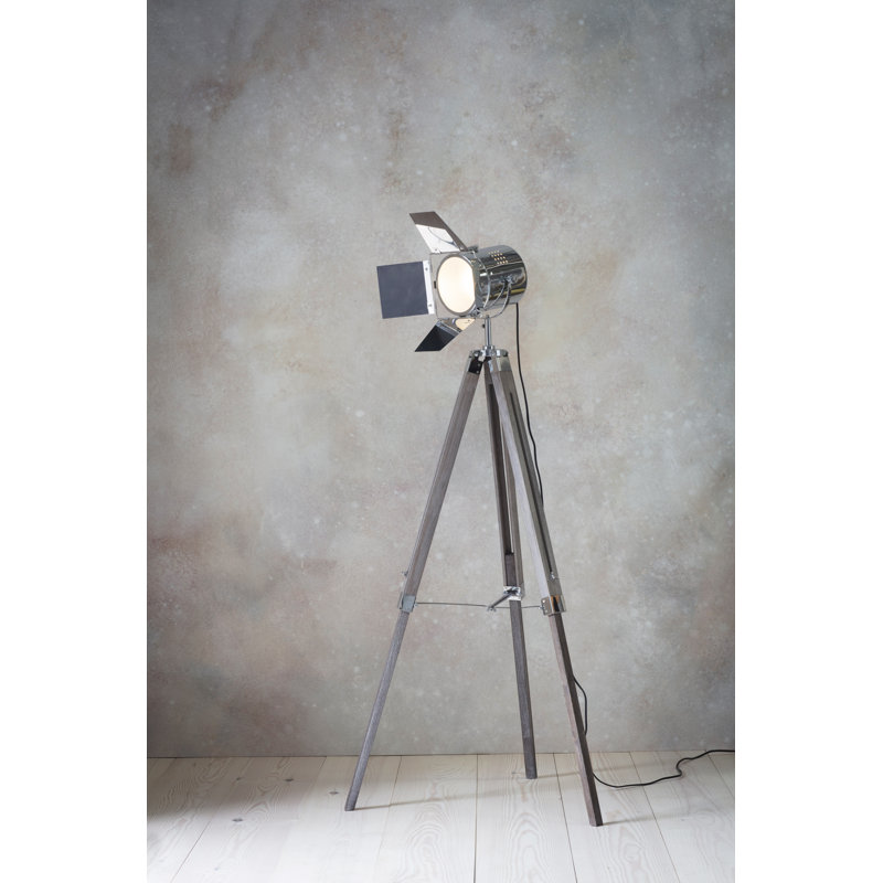 Lillian 97cm Brown Tripod Floor Lamp