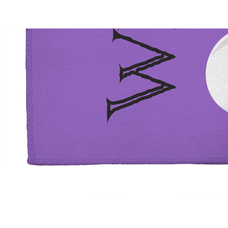 Tapis d'entrée antidérapant Ghost & Pumpkins, Mauve, L 24 po x L 36 po