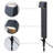 23.25 In. Low Voltage Black Aluminum Hardwired Integrated Led Weather Resistant Path Light With Acrylic Lens