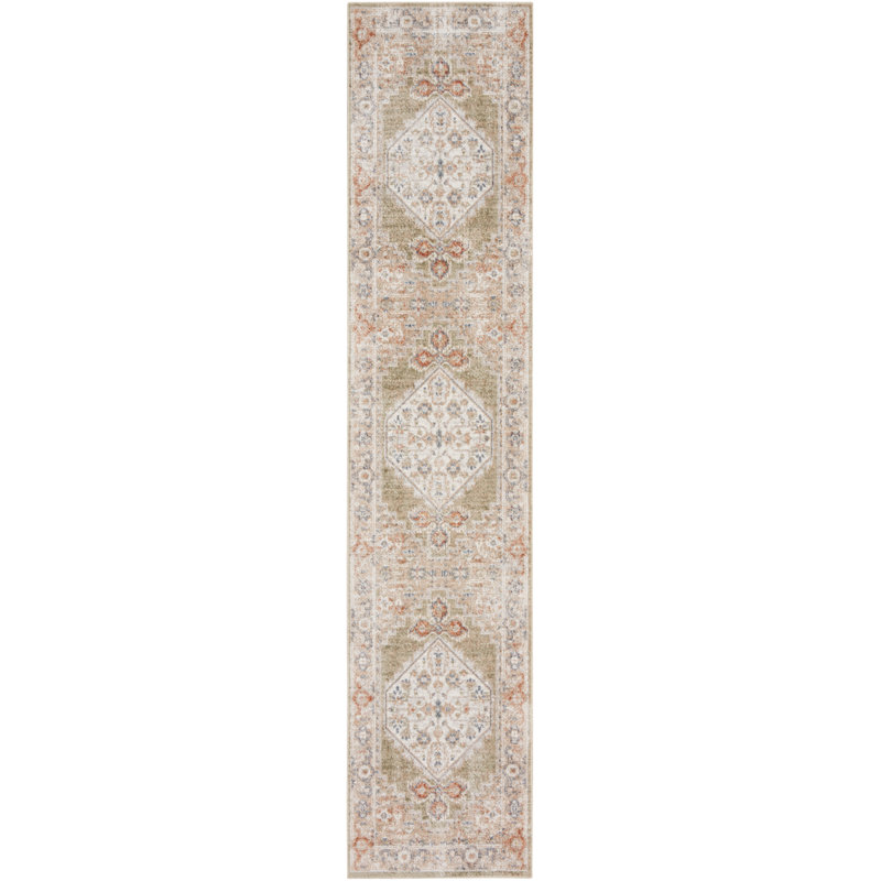 Millyr Washable Oriental Rug, Runner 2'2" x 8'