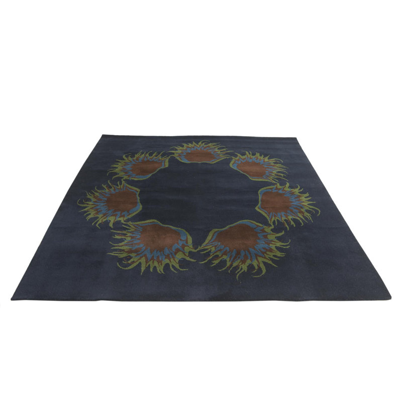 Tapis bleu marine rectangulaire 7 pi Pineland