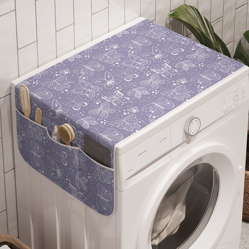 Ensemble de 2 machines à laver East Urban Home Butterfly, 47 po x 18,5 po