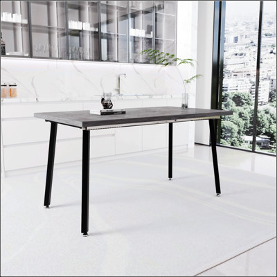 55.12-70.87"Expandable Modern Kitchen Dining Table