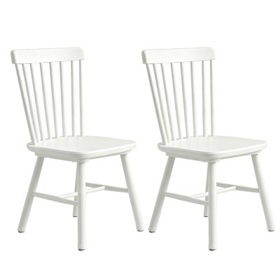 Chaises de salle à manger en bois massif Windsor