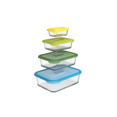 4 Food Storage Container Set