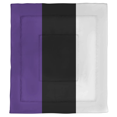 Modern & Contemporary Polyester Percale Striped Comforter