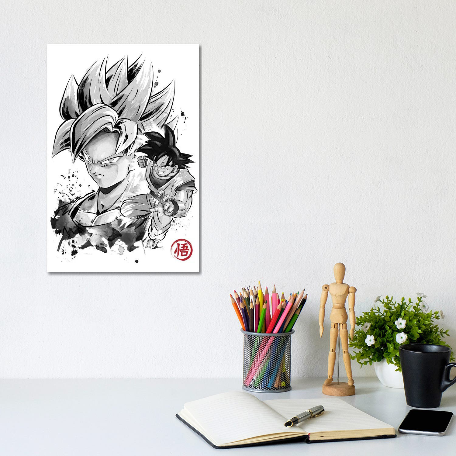 Art Poster Super Saiyan