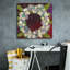 Toile épique Graffiti «Winter Wreath» par Jeri Hauth, 26 po x 26 po-117052888