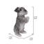 Statue chiot Schnauzer