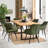 Bhagirath 31.5'' W 6-Person Rectangular Dining Set-1813835160-1837856875