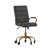 Mid-Back Executive Swivel Office Chair with Arms, and Transparent Roller Wheels-1784944231-1784944216