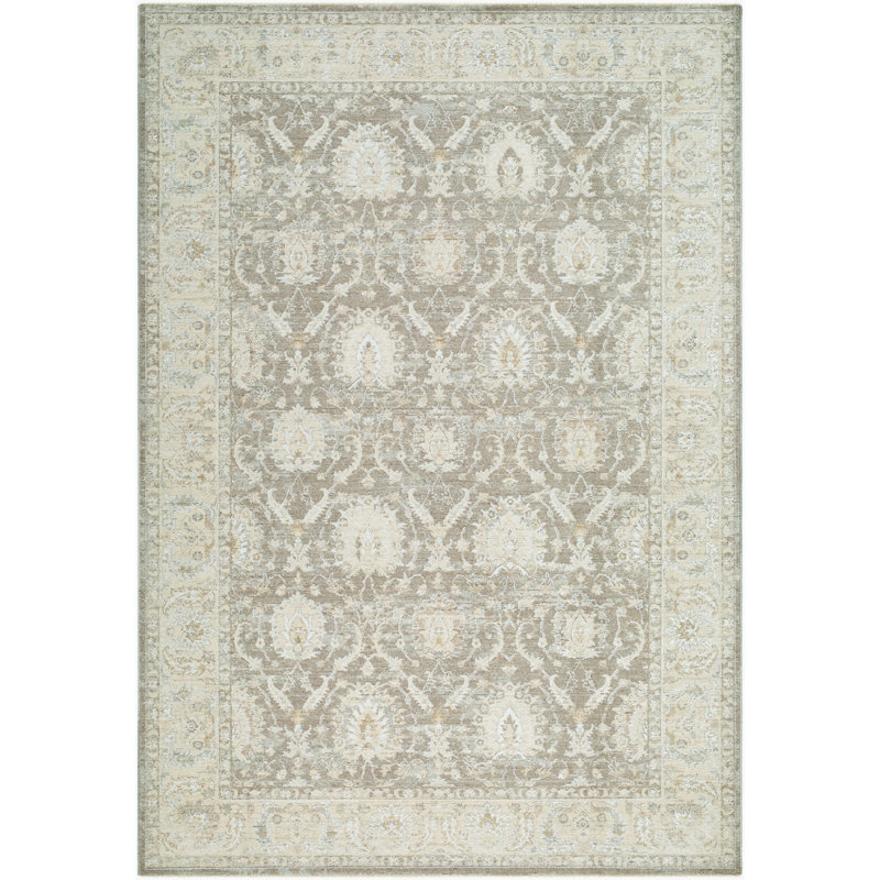 Lanz Machine Woven Area Rug, Rectangle 2' x 2'11", Gray