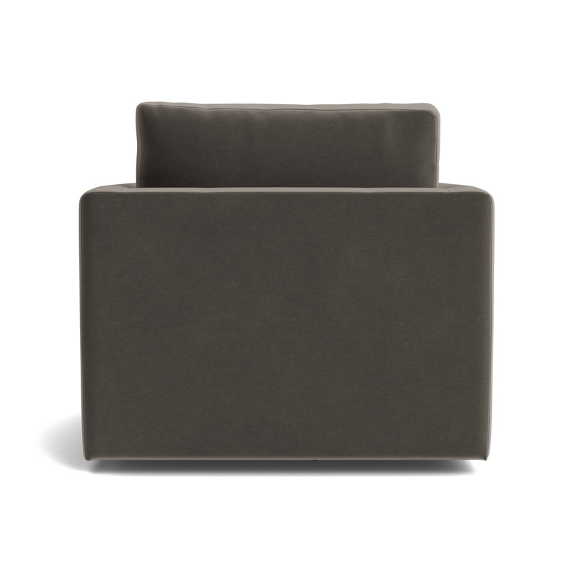 Haywood Full Swivel Chair, Performance Velvet - Graphite